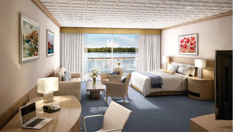 American Cruise Lines Names 3Rd Modern Riverboat ‘American Jazz’ 2 American Cruise Lines riverboat staterooms