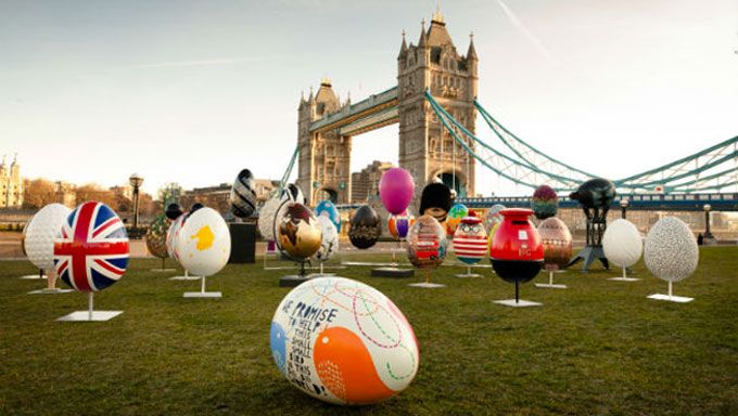 Easter eggs London