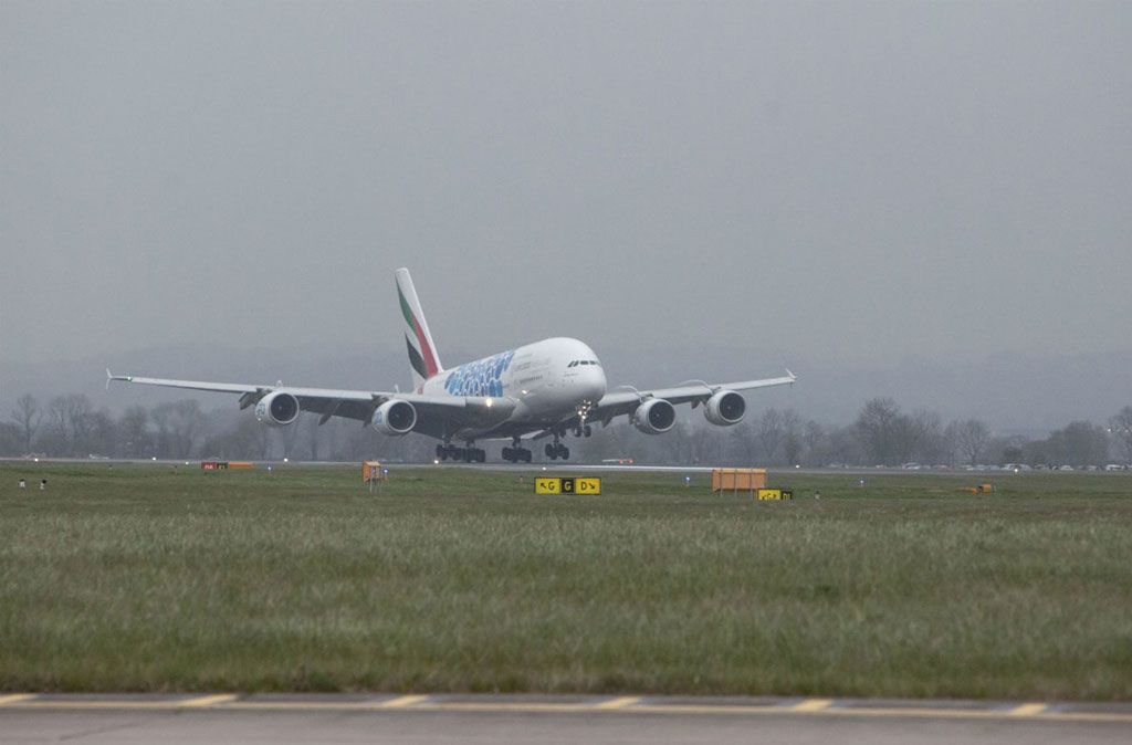 Glasgow Airport And Emirates Make Scottish Aviation History As The A380 Touches Down 2 Emirates A380 services start to Glasgow
