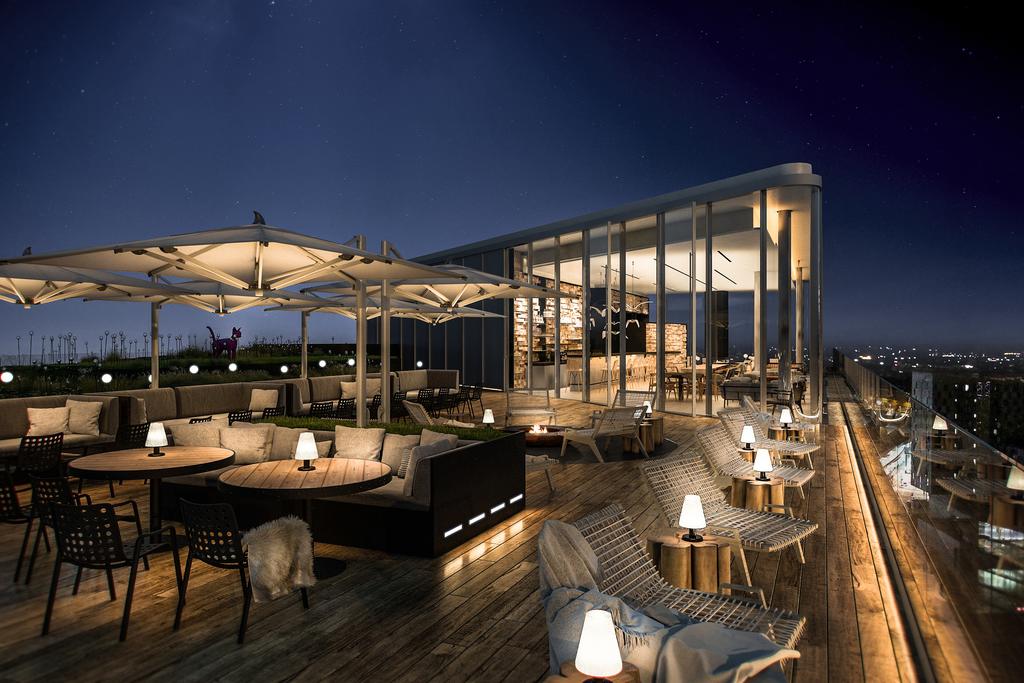 Andaz Brand Debuts In Austria: Andaz Vienna Am Belvedere 3 Andaz Vienna Am Belvedere rooftop