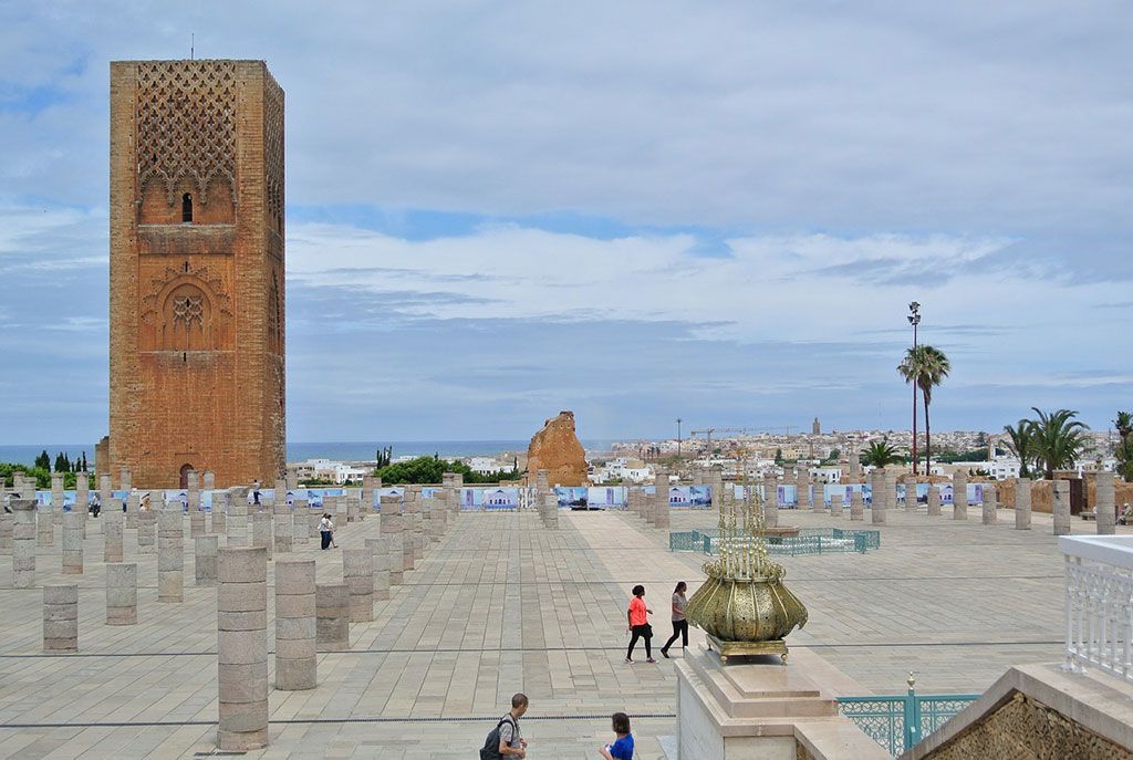 Fly From Spain To Morocco With Air Arabia’s 14 Euro Seat Promotion 5 View of Hassan Tower and the incomplete columns of the Hassan Mosque in Rabat, Morocco.