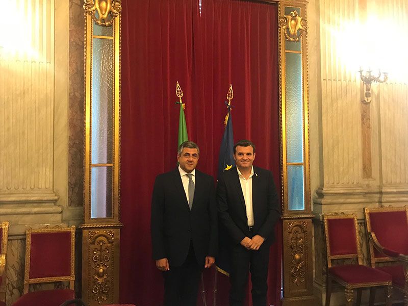 Zurab Pololikashvili is on official visit to Italy