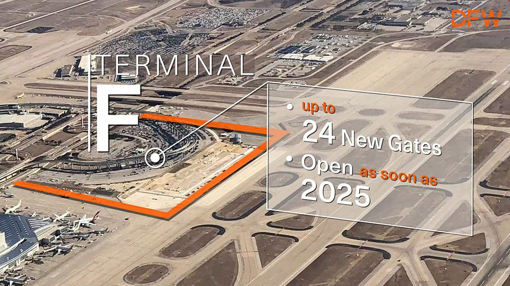 Dallas Fort Worth Airport expands, Terminal F to open