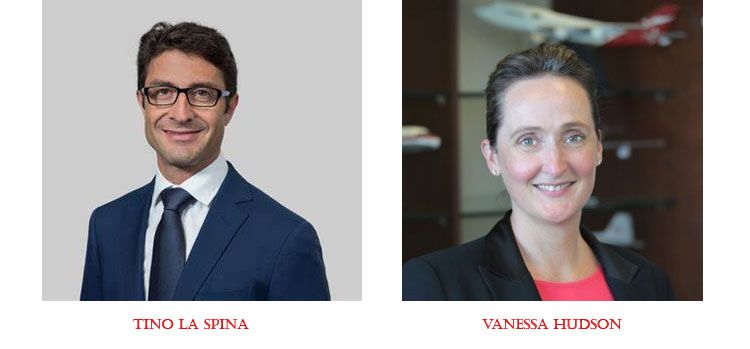 Qantas appoints Tino La Spina and Vanessa Hudson