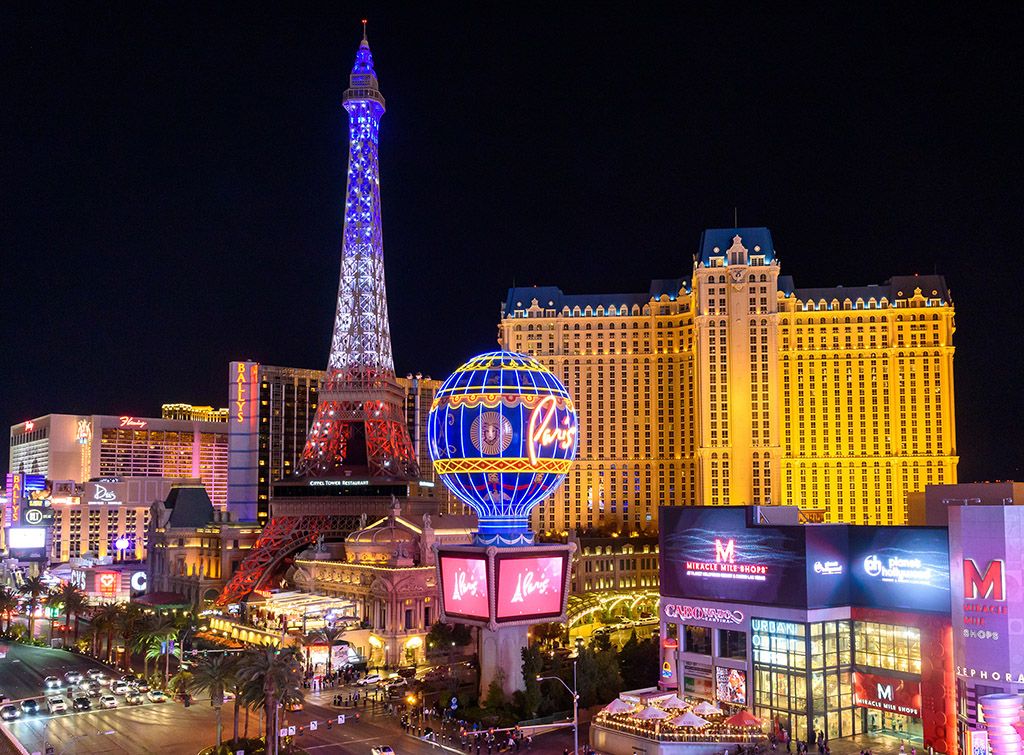 LasVegas EiffelTowerLights2019