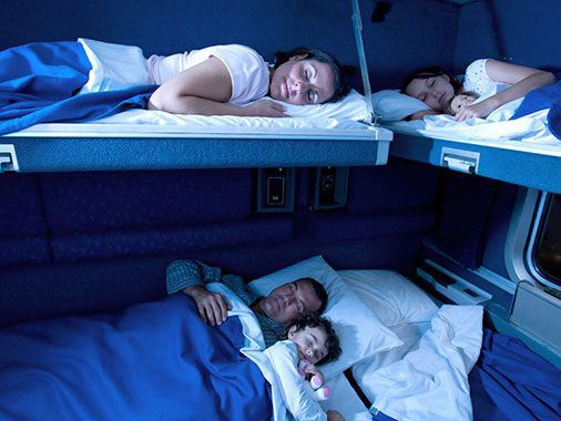 amtrak sleeping accommodation