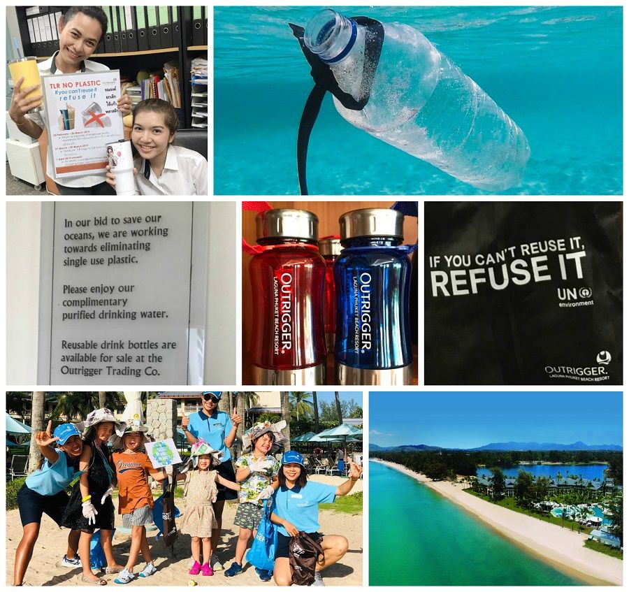 Outrigger Laguna Phuket Beach Resort - Plastic fight