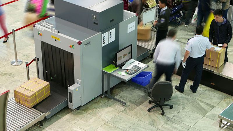 x ray machine airport