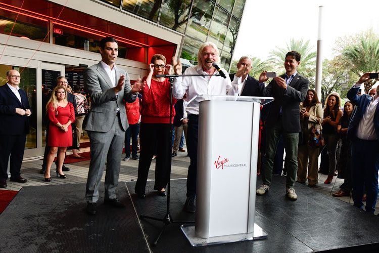 Richard Branson Virgin MiamiCentral