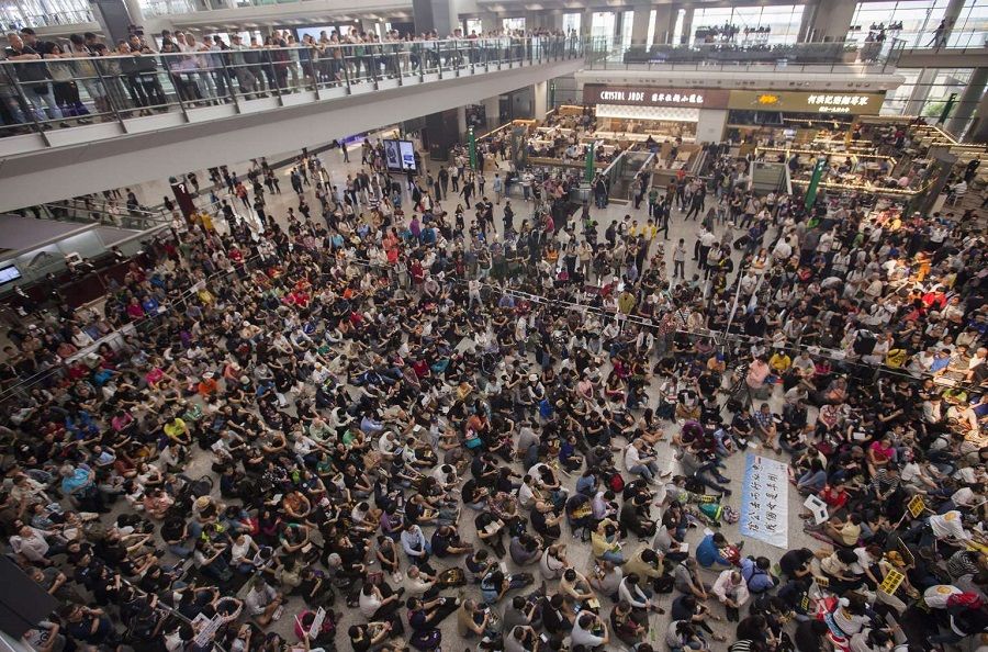 Hong Kong airport protests