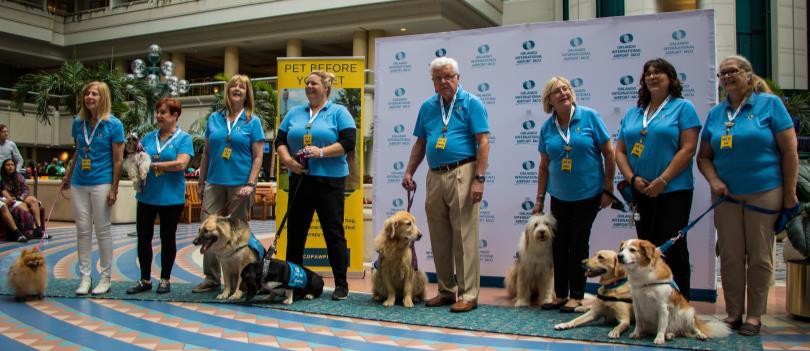 Orlando International Airport Launches New Therapy Dog Program 3 MCO Paw Pilots