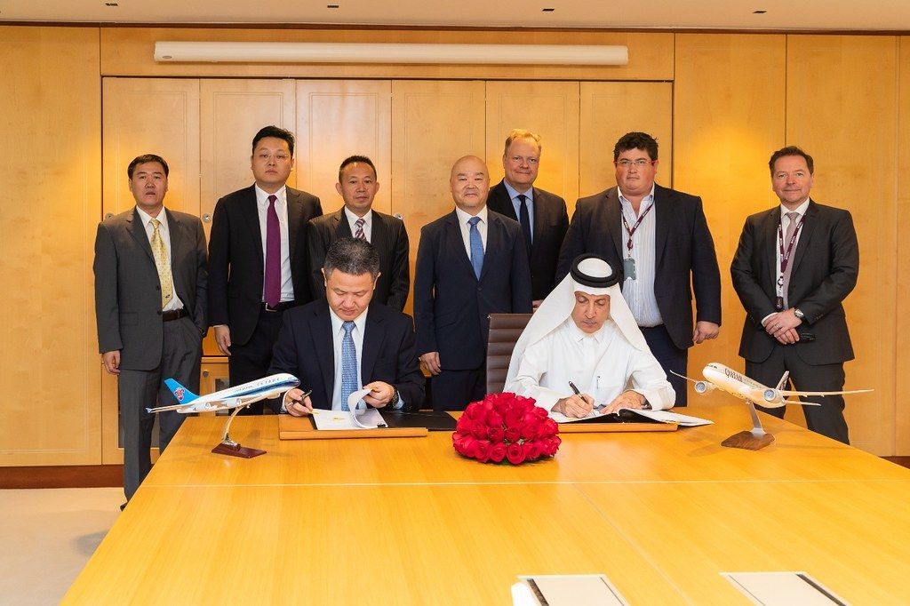 Qatar and China Southern sign Codeshare Agreement
