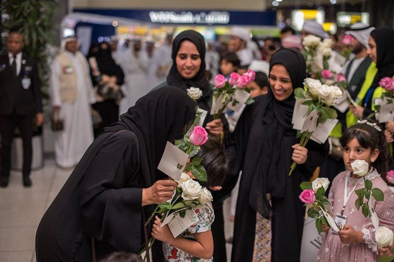 Abu Dhabi Airport passengers