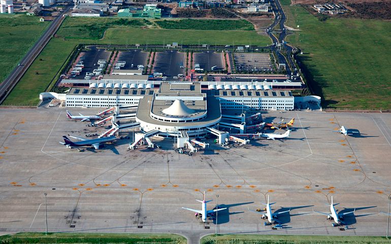 Antalya Airport Terminal Aerial