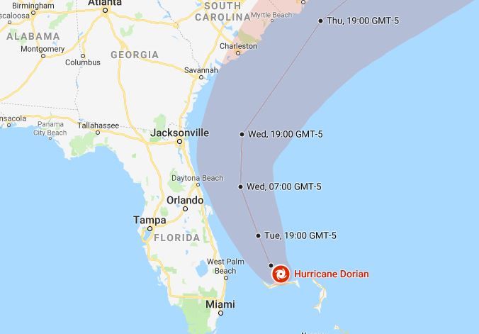 Hurricane Dorian 2019