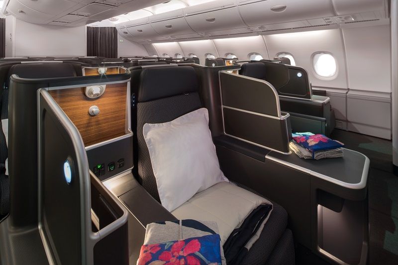 Qantas A380 new Business Class seats