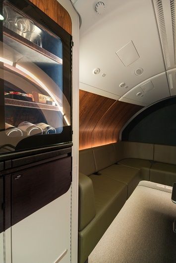 Qantas new A380 onboard lounge