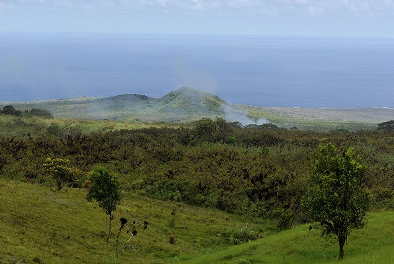 views from site of Six Senses Galapagos