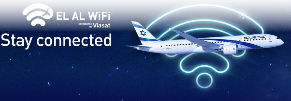 El Al Israel Airlines Goes Full Fleet With Viasat High-Speed Internet 2 EL AL Israel Airlines Wi-Fi