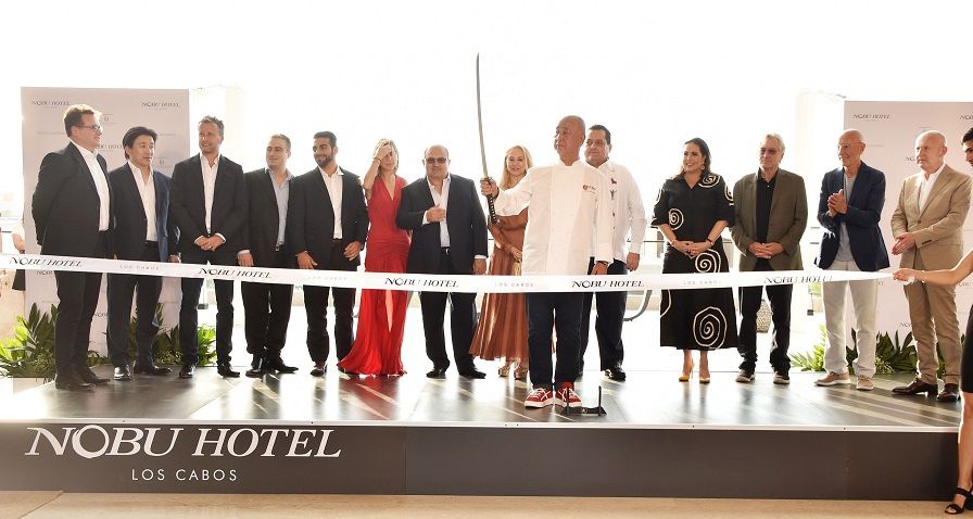 Nobu Hotel Los Cabos ribon cutting