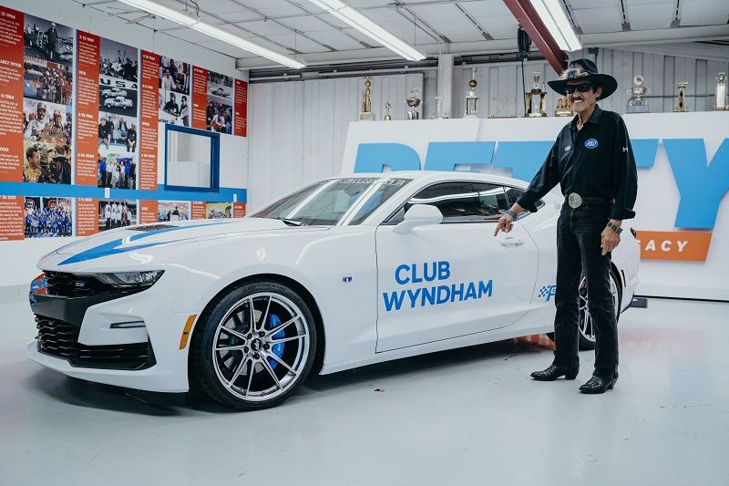 Custom Camaro signed by NASCAR legend Richard Petty