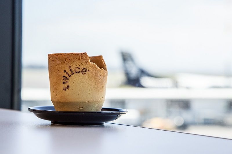Air New Zealand to serve in edible coffee cups