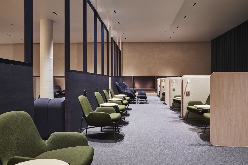 Finnair NoSe Lounge Business Lounge Relax Area
