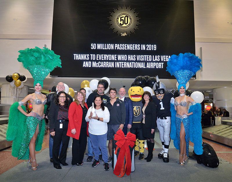 50 millionth passenger in Las Vegas