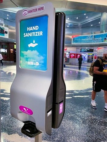 free hand sanitizer MIA