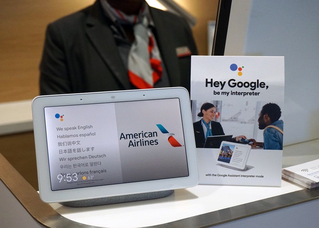 American Airlines power up with Google