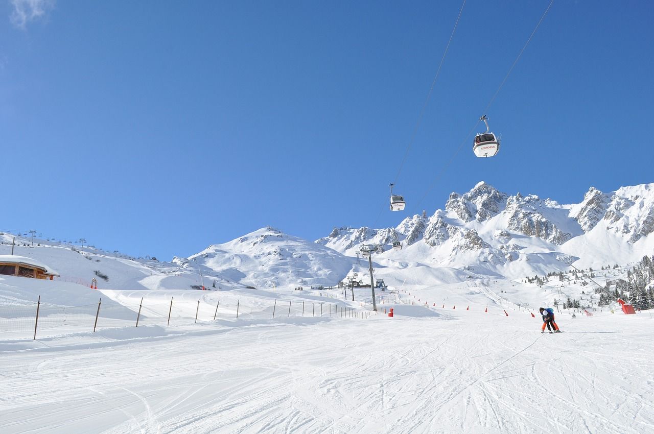 Courchevel ski