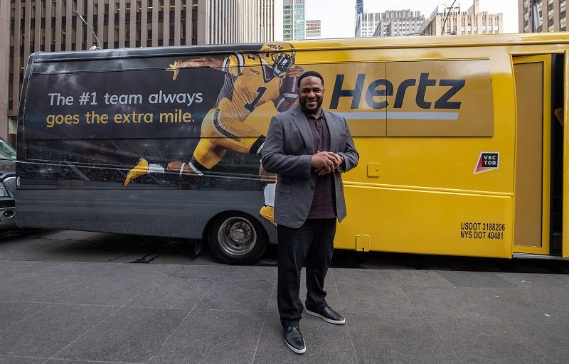 Hertz Partners with Jerome “The Bus” Bettis
