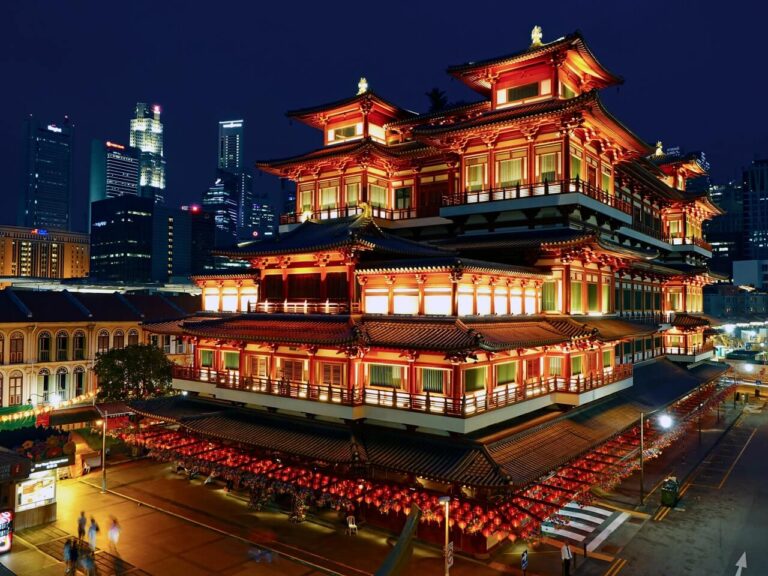 Singapore at night