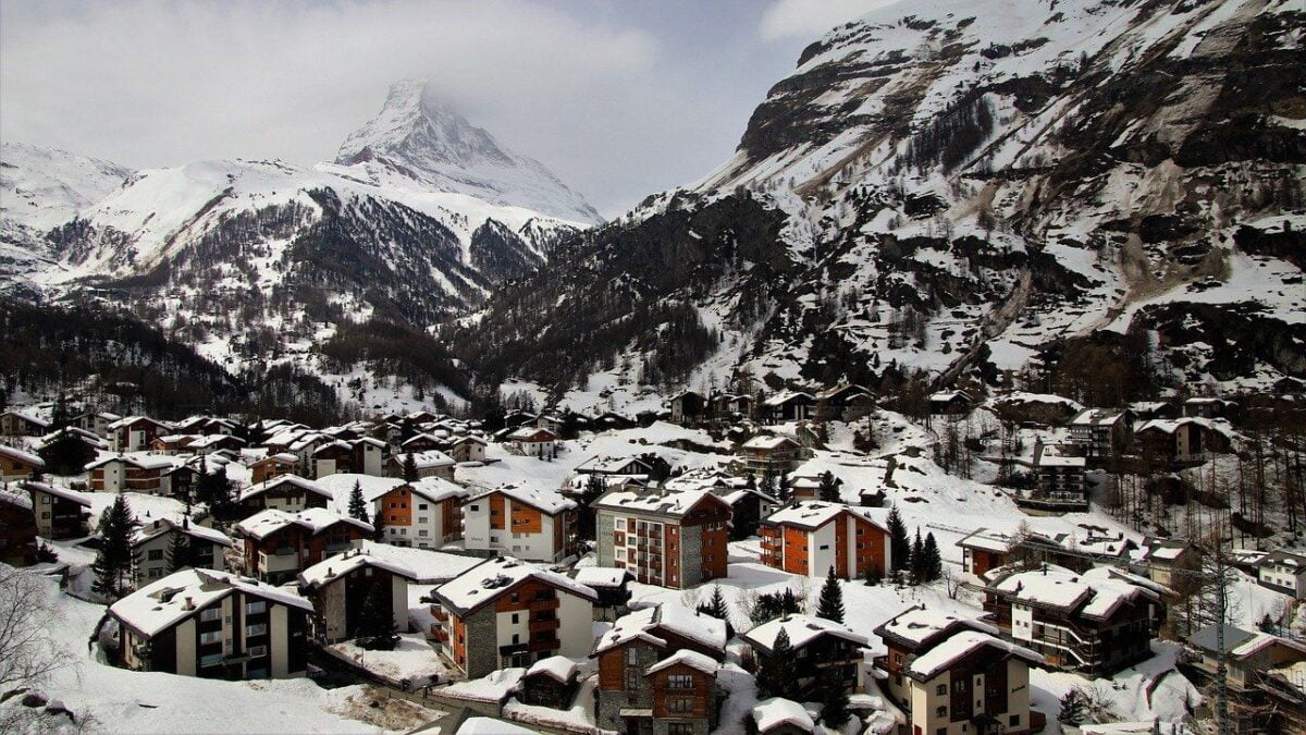 Winter Travel Destinations Perfect For Your Zodiac Sign 11 Zermatt, one of the top winter travel destinations in Switzerland, is perfect for skiing and alpine adventures.