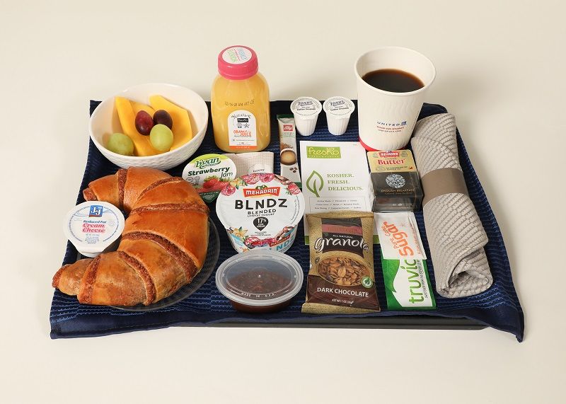 United Airlines new Kosher choices