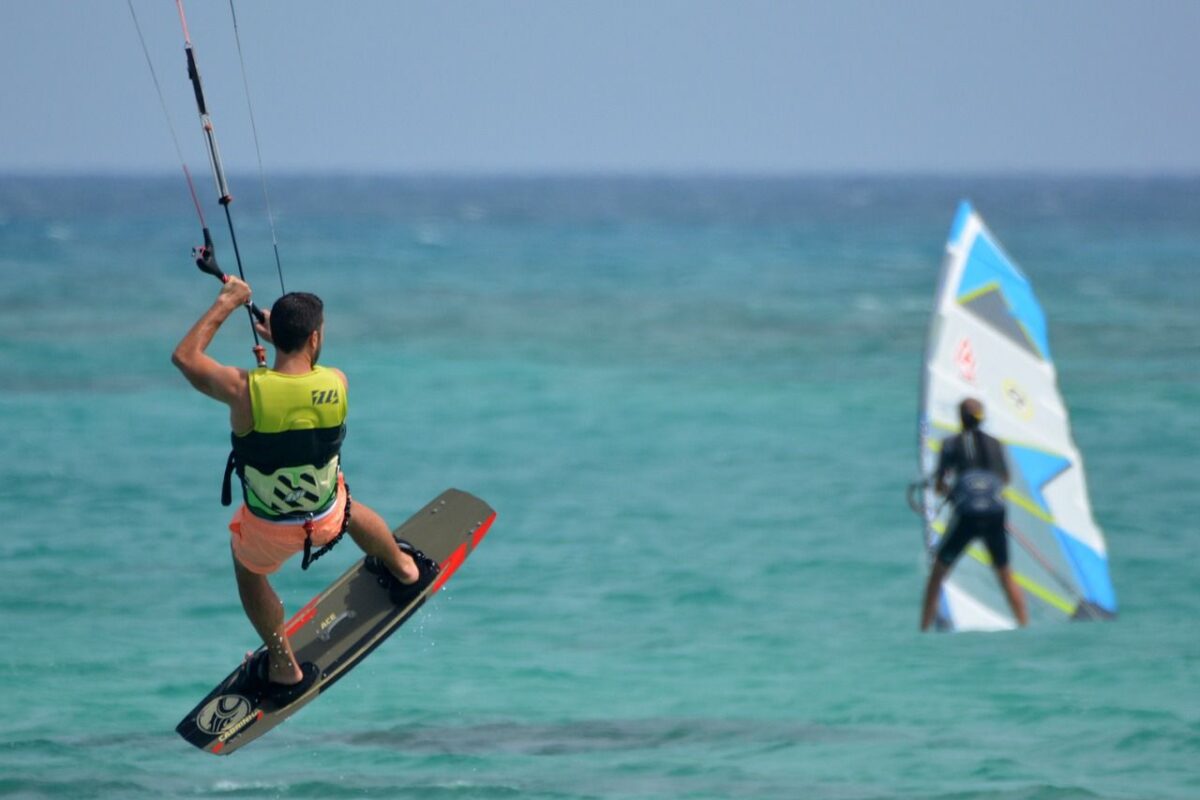 Surfing and Kite Surfing