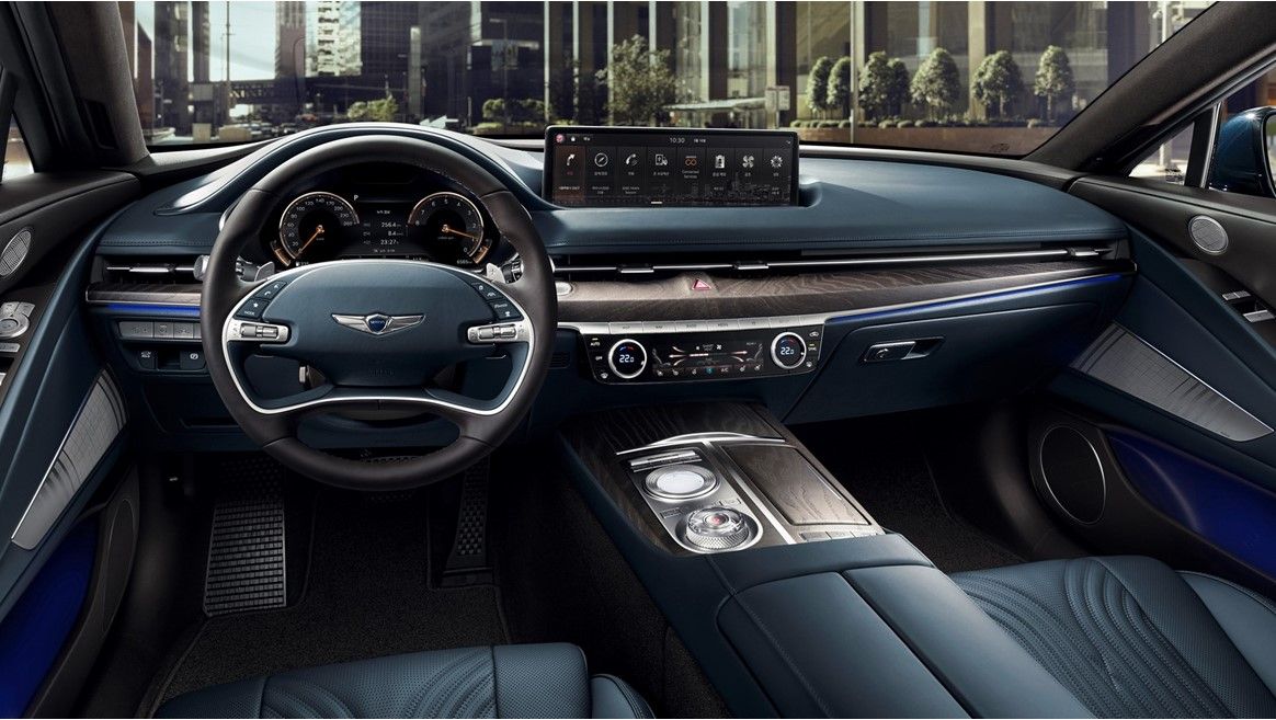 The All-New Genesis G80 Offers Next-Generation Technology-Enabled Luxury 3 Genesis G80 interior