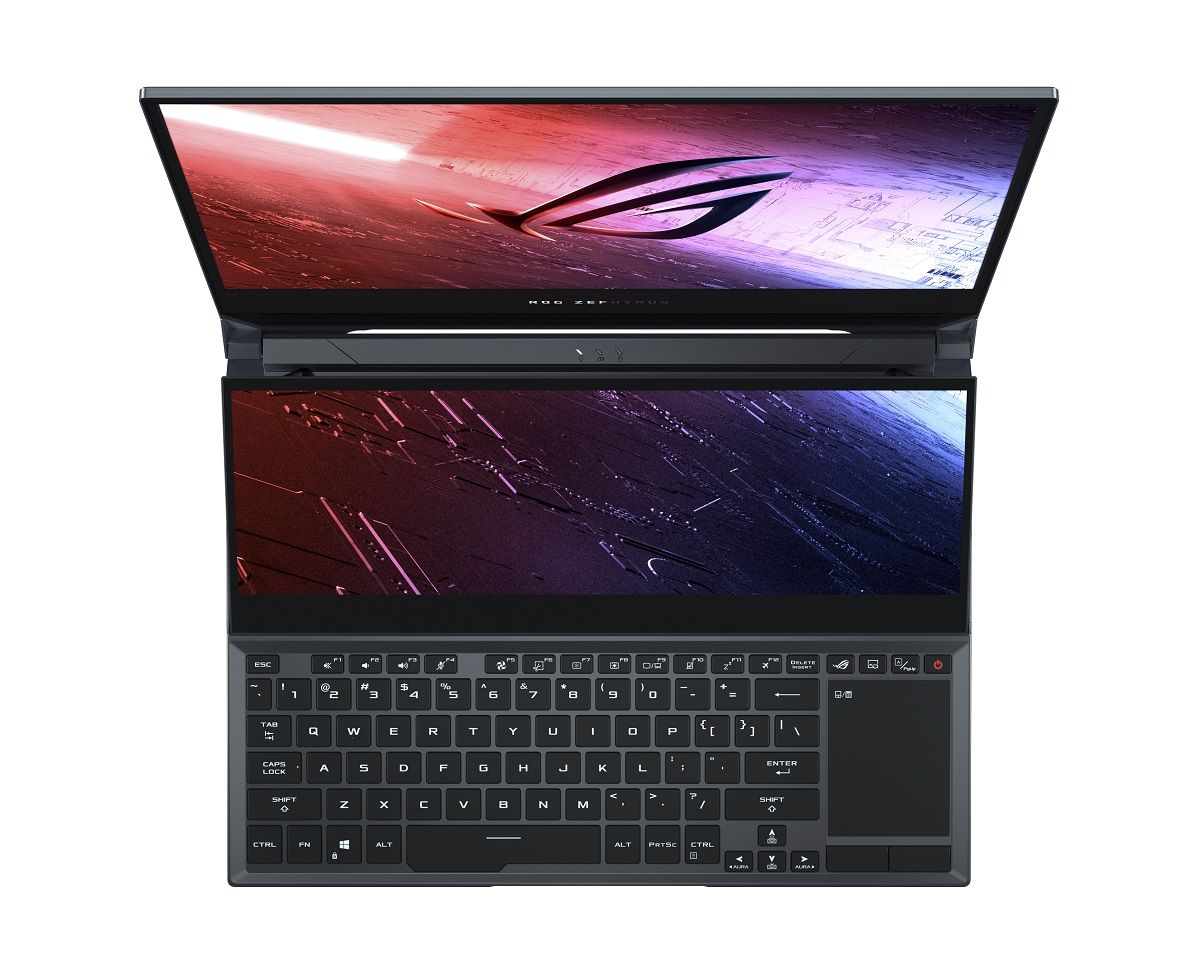 Asus Zephyrus Duo15 top