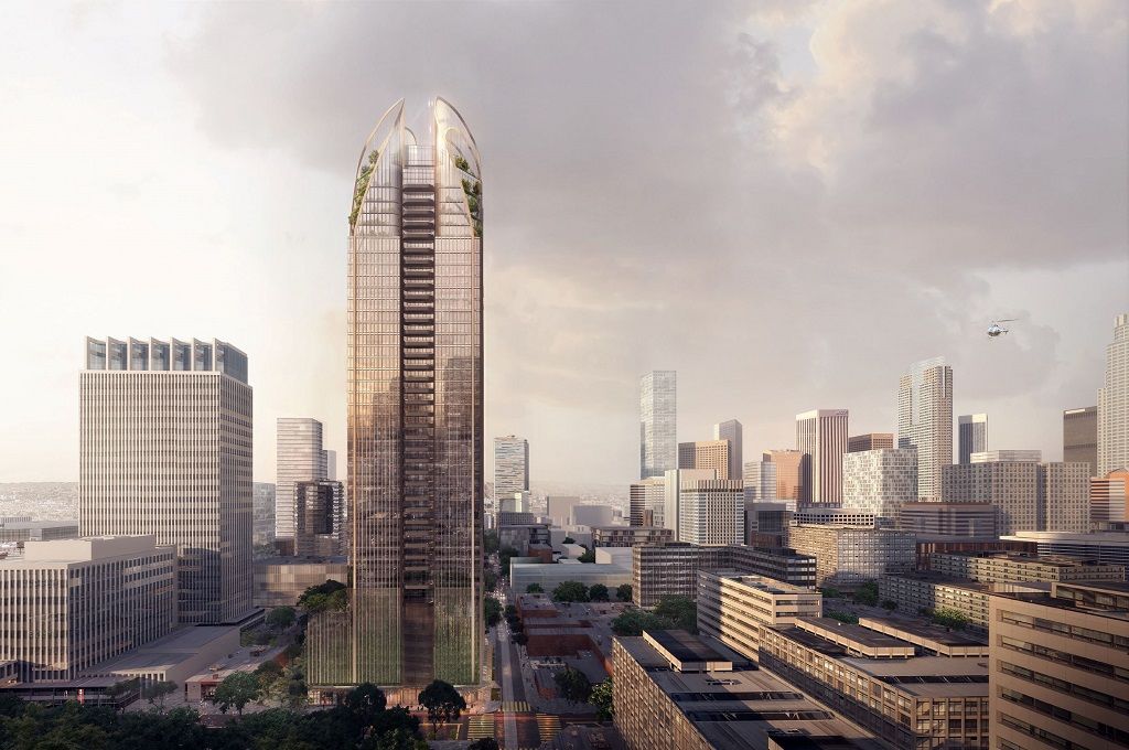 Australia'S Crown Group Invests In Downtown Los Angeles 2 Crown Los Angeles hotel tower
