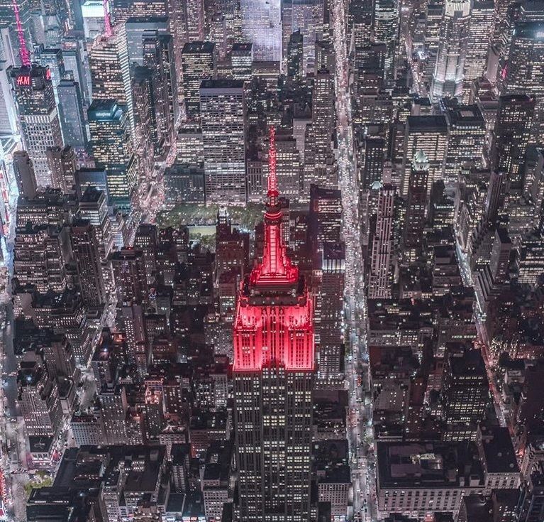 Empire State Building Global Heartbeat