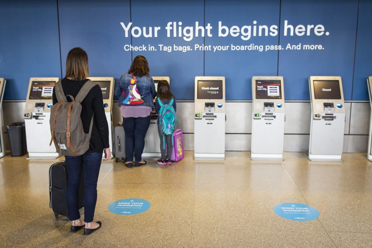 Alaska Airlines checkin