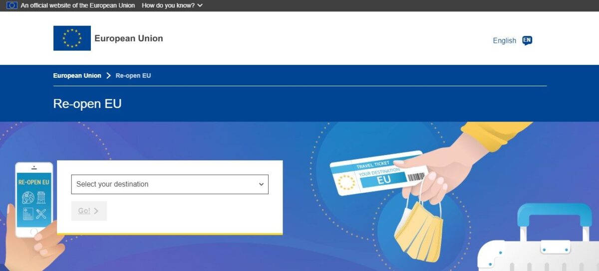 A New Website Launched To Safely Resume Travelling And Tourism In The Eu 2 Re-open EU