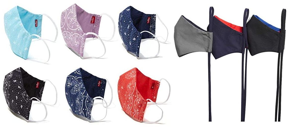 levis pack of 3 facemasks