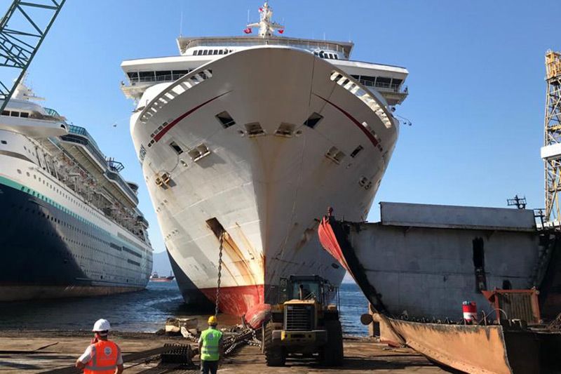 Carnival recyles ships in Turkey