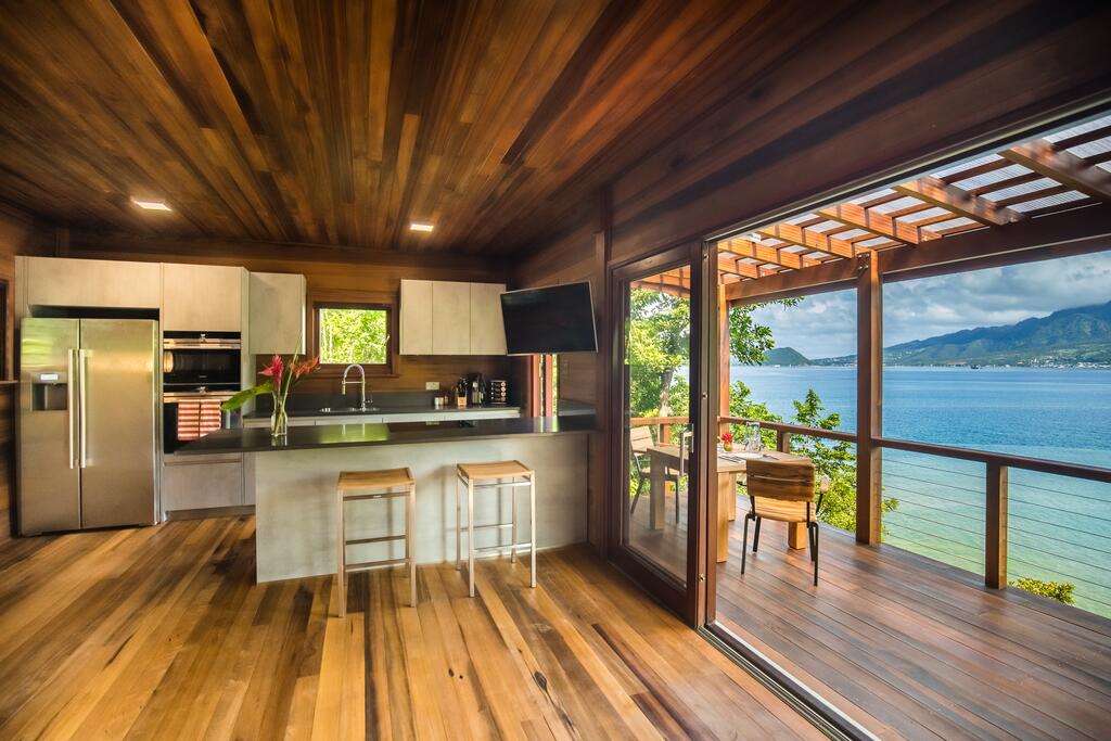 Secret Bay Hotel Dominica view