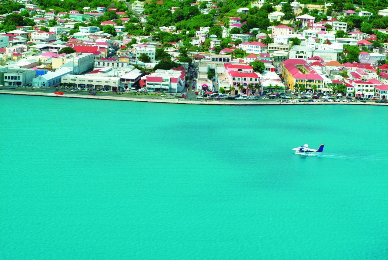 St. Thomas Sea Plane Landing