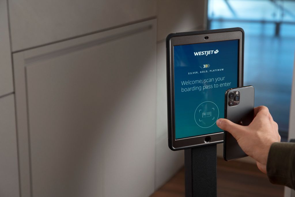 WestJet Elevation Lounge TouchlessEntry