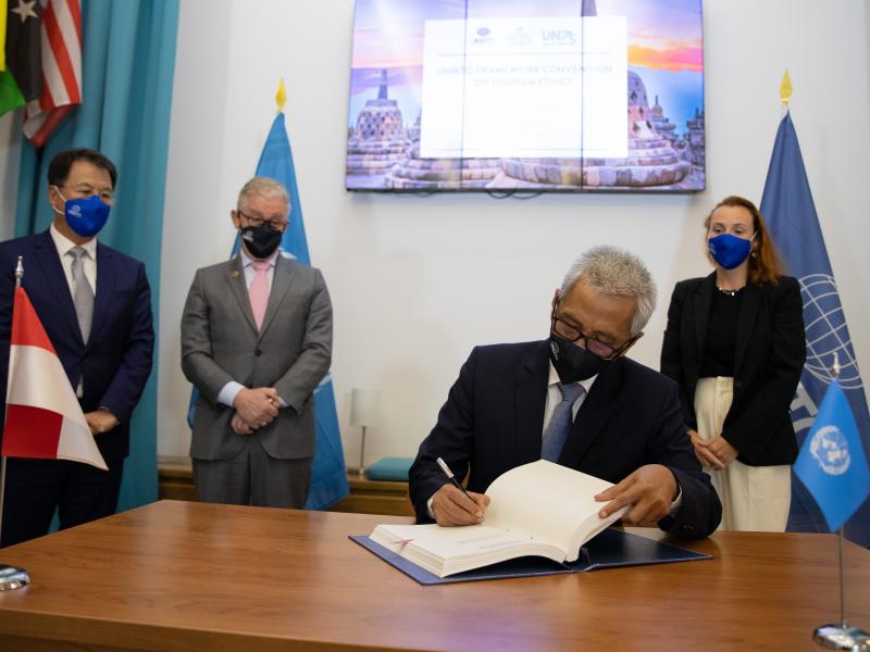 Indonesia Becomes First Signatory of UNWTO Tourism Ethics Convention