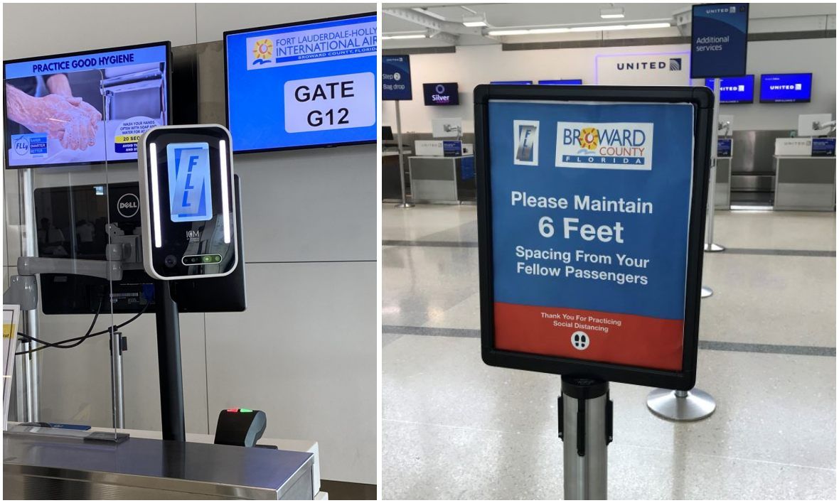 Fort Lauderdale Hollywood International Airport biometric boarding