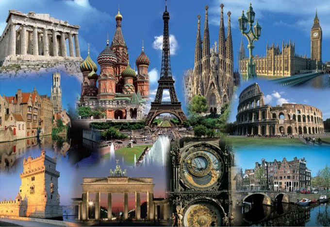 European tourism destinations